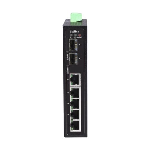 Ethernet-Switch / unmanaged - RPT-1007-2F-X4  - Sbjlink/Subject Link Inc. - 10/100BaseT(X) / 7 Ports / für DIN-Schiene