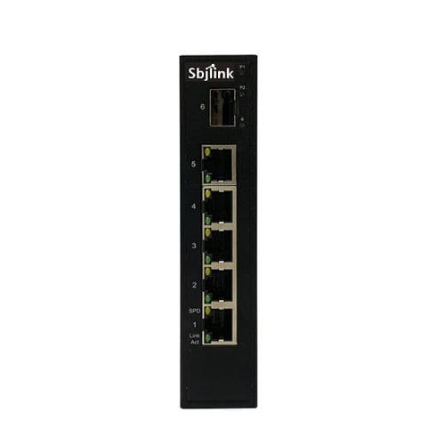 Ethernet-Switch / unmanaged - RPT-1006G-1F-X2 - Sbjlink/Subject Link Inc. - 6 Ports / Gigabit-Ethernet / für DIN-Schiene