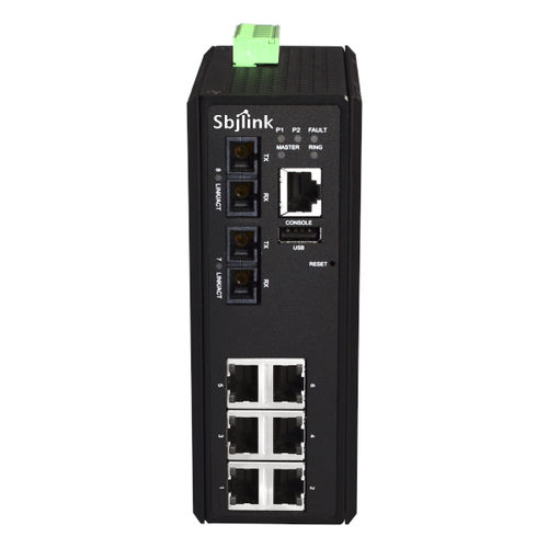 Ethernet-Switch / managed - RPT-2008-2FM-SC-X4 - Sbjlink/Subject Link Inc. - 8 Ports / 10/100BaseT(X) / Netzwerkschicht 2