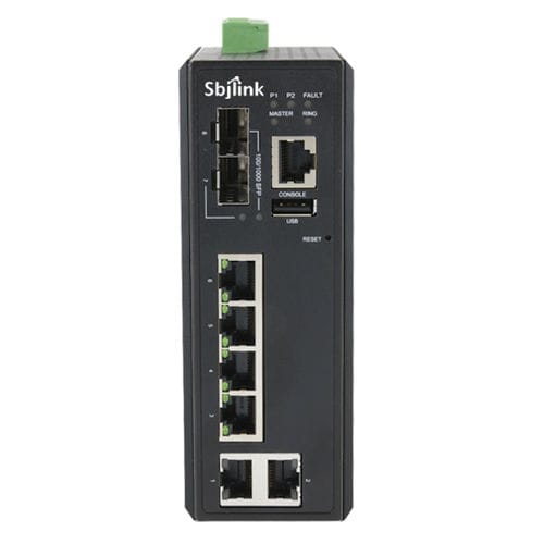 Ethernet-Switch / managed - RPT-2008G-X4 - Sbjlink/Subject Link Inc. - 8 Ports / Netzwerkschicht 2 / Gigabit-Ethernet