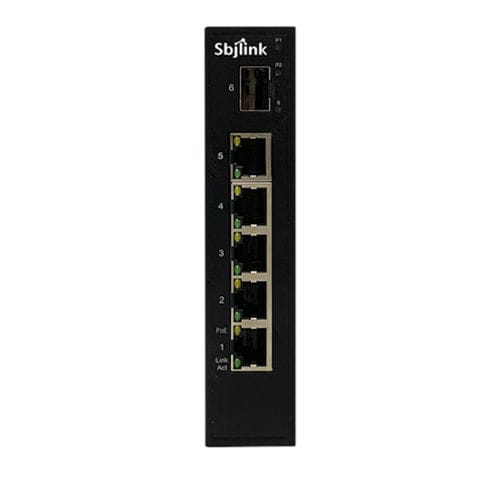 Ethernet-Switch / unmanaged - RPT-1006GP-1F-X2 - Sbjlink/Subject Link Inc. - 6 Ports / Gigabit-Ethernet / für DIN-Schiene