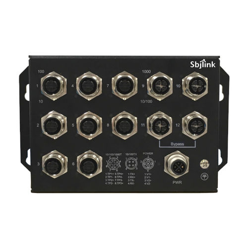 Ethernet-Switch / unmanaged - RPT-M1012-4G-T-X2 - Sbjlink/Subject Link Inc. - 12 Ports / 10/100BaseT(X) / Gigabit-Ethernet