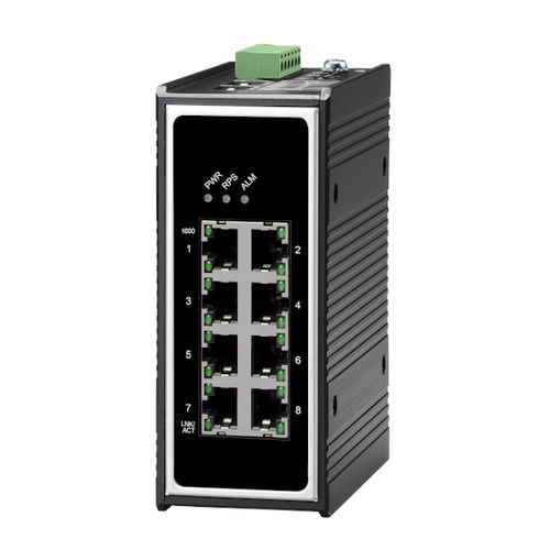 Ethernet-Switch / unmanaged - RPT-1008G-DNV-X3 - Sbjlink/Subject Link Inc. - 8 Ports / Gigabit-Ethernet / für DIN-Schiene