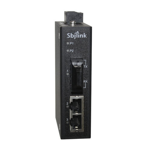 Industriewandler - HNT-1402FM/FS-T-X6R - Sbjlink/Subject Link Inc. - Medien / Ethernet zu Glasfaser / für DIN-Schiene