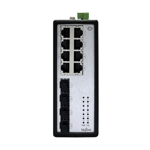 Ethernet-Switch / Industrie - RPT-2012G-4F-T-X6M - Sbjlink/Subject Link Inc. - managed / 12 Ports / Gigabit-Ethernet