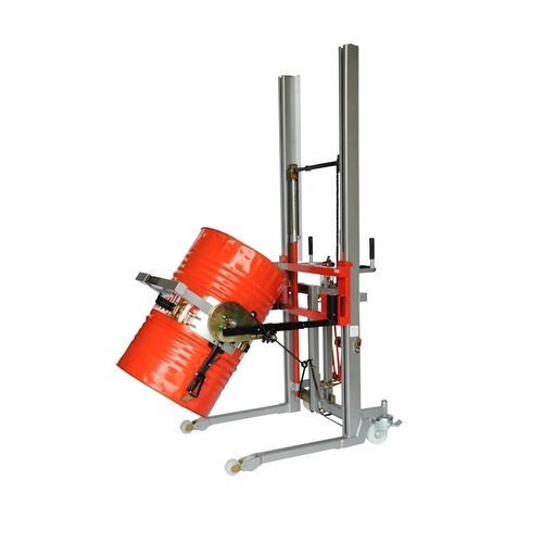 Manueller Stapler - LEV600-p43 - Manuvit - mit halbelektrischer Gabel / Geh / für Fässer