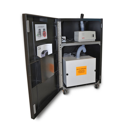 Lagerschrank - Solidscape - bodenstehend / mit Tür / für Drucker