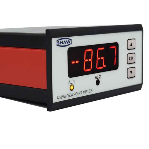 Hygrometer für Druckluft - AcuVu - Shaw Moisture Meters - Industrie / für Gas / mit LED-Display