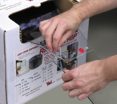 Flaches Band - Rip-A-Strip® - TMI, LLC - PVC / Walzenband / für Industrieanwendungen