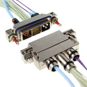 Datensteckverbinder - 1900SIM series - Amphenol - rechteckig / Thermoplast / Silikon