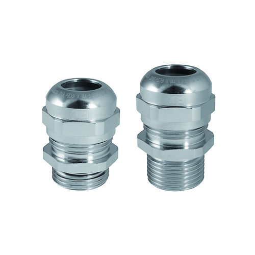 Kabelverschraubung / vernickeltes Messing - K100-1-zz-EX series - Jacob GmbH - ex-geschützt / IP68 / IP66