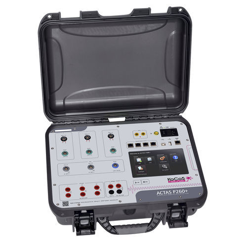 Testsystem für Schaltgerät - ACTAS P260+ - KoCoS Messtechnik AG - elektrisch / für Stromnetz / tragbar