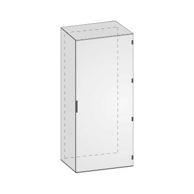 Stahlschaltschrank - KM series - Zanardo SpA - einteilig / mit Tür
