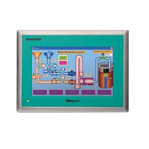 Bedienterminal mit Touchscreen - HMI 750 - BRAINCHILD ELECTRONIC CO., LTD - einbaufähig / 800 x 480 / Cortex ARM