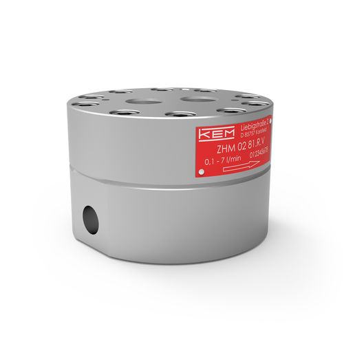 Zahnrad-Durchflussmesser - ZHM series  - KEM Küppers Elektromechanik GmbH - Volumen / für Flüssigkeiten / Inline