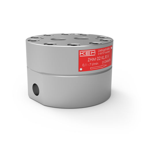 Zahnrad-Durchflussmesser - ZHM KL - KEM Küppers Elektromechanik GmbH - Volumen / für Flüssigkeiten / Inline