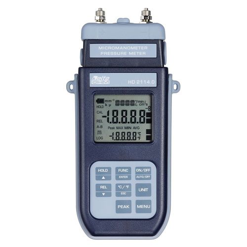 Absolutes Manometer - HD2114 series  - Delta OHM - Relativdruck / Differential / digital