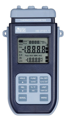 Digitales Thermo-Hygrometer - HD 2101 series - Delta OHM - tragbar / Temperatur / relative Luftfeuchtigkeit