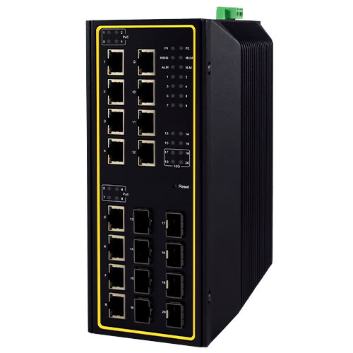 Ethernet-Switch / managed - EHG7620 Series - Atop Technologies - 20 Ports / Gigabit-Ethernet / Gigabit