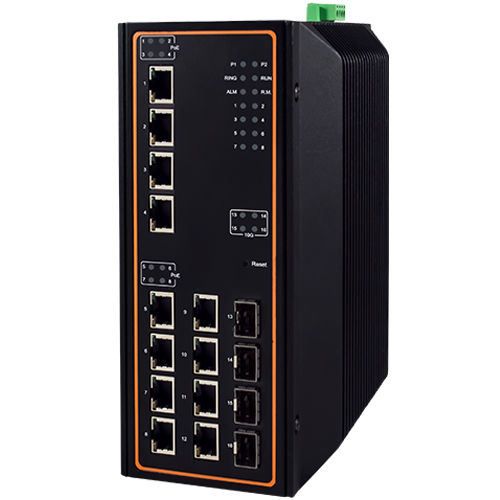 Ethernet-Switch / managed - EHG7516 Series - Atop Technologies - 16 Ports / Gigabit-Ethernet / Gigabit