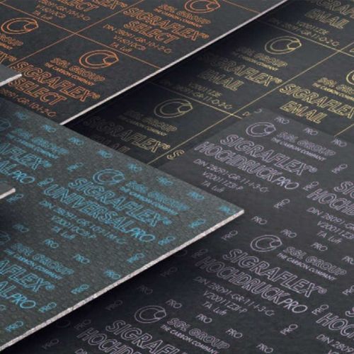 Graphit-Dichtplatte - SIGRAFLEX® series - Carrara Global Sealing Solution - Edelstahl / andere Materialien / Flansch