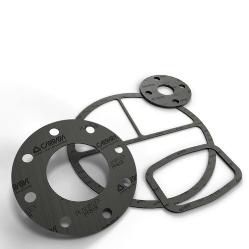 Graphit-Dichtplatte - PLANIFLEX™ PF81R - Carrara Global Sealing Solution - Metalldraht / NBR / Nitril