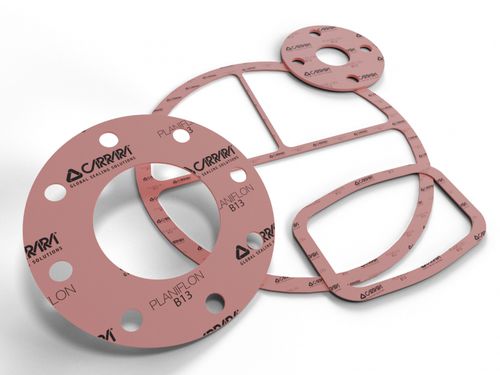 PTFE-Dichtplatte - PLANIFLON™ B13 - Carrara Global Sealing Solution - für Chemieanwendungen / Flansch / Gas