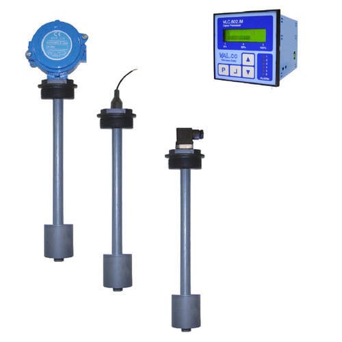 Reed-Füllstandsensor - LINEAR– V-F - VAL.CO srl - für Flüssigkeiten / analog / 4-20 mA