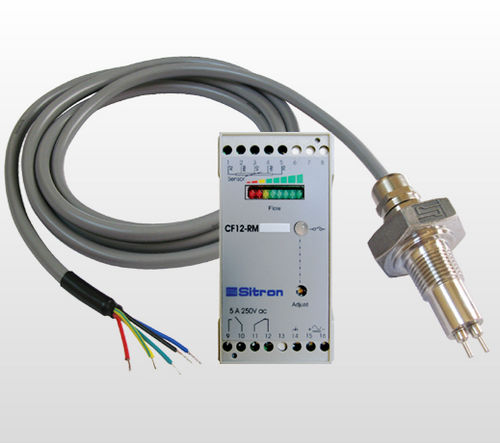 Durchflusswächter mit thermischer Ausbreitung - CF12RM - Sitron - für Flüssigkeiten / für Gas / Edelstahl