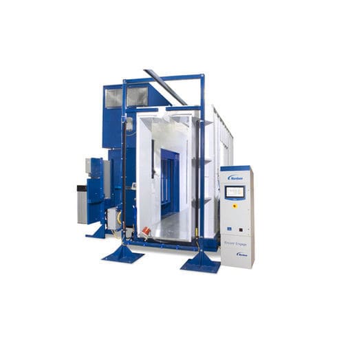 Geschlossene Pulverbeschichtungskabine - Excel 3000  - Nordson Industrial Coating Systems - Zyklon / automatisch / manuell