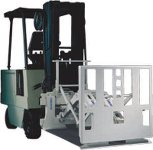 Hydraulischer Manipulator - Sheet-Sav™ - Cascade - mit Platte / für Slipsheet / für Lebensmittel