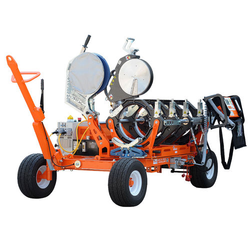Stumpfschweißmaschine - DELTA 355 TRAILER - RITMO S.p.A. - automatisch / für Kunststoffrohr / 230V einphasig