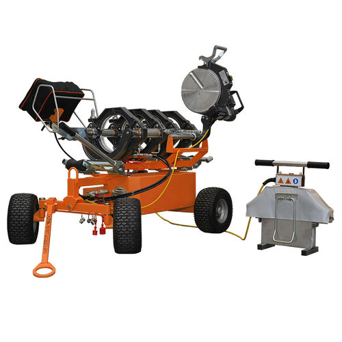 Stumpfschweißmaschine - DELTA 250 TRAILER - RITMO S.p.A. - manuell / für Kunststoffrohr / 230V einphasig