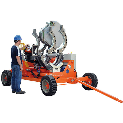 Stumpfschweißmaschine - DELTA 630 TRAILER  - RITMO S.p.A. - automatisch / für Kunststoff / für Rohre