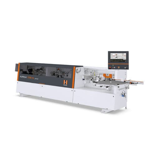 Automatische Kantenanleimmaschine - AURIGA 1308 XL power - HOLZ-HER - für Paneele / für Holz / mit Leimapplikator