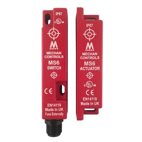 Sicherheitsschalter - MS6QD - Mechan Controls - mehrpolig / IP67 / Magnet