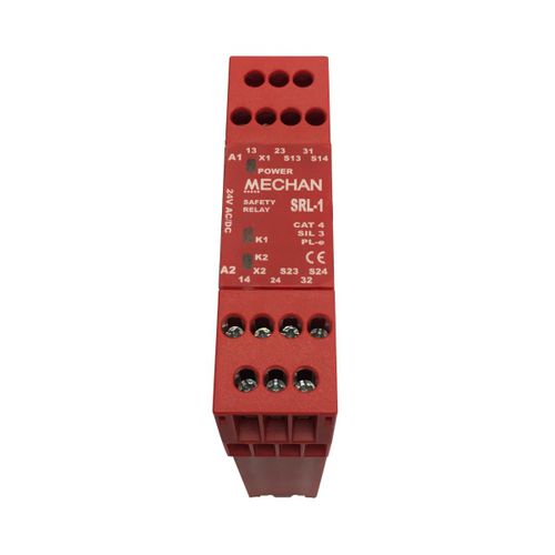 Notausschalter-Sicherheitsrelais - SRL1 - Mechan Controls - 2NO/NF / SIL / für DIN-Schiene