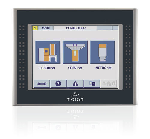 Plug-and-Play-Steuerung - CONTROLnet - motan gmbh - eingebaut / mit Touchscreen