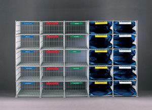 Werkstattregal - 102 x 45 x 32 cm - Precintia International - einseitig / verstellbar / Leichtlast