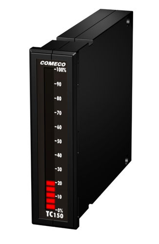Prozessanzeiger - -10 °C ... +65 °C | TC150 - Comeco Control & Measurement - mit Bargraphanzeige / LED / Einbau