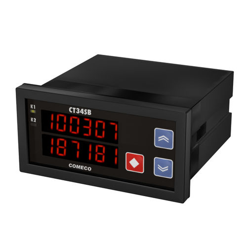 Impulszähler - CT34SB - Comeco Control & Measurement - 6-stellig / elektronisch / programmierbar