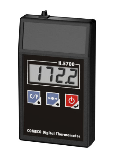 Pt1000-Thermometer - -100 °C ... +1 700 °C | H5700 - Comeco Control & Measurement - digital / Handgerät / Industrie