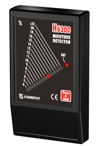 Feuchtigkeitsmessgerät für Böden - 1 - 7 cm | H6300 - Comeco Control & Measurement - für Beton / für Holz / dielektrisch