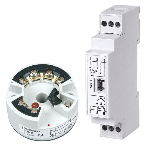 DIN-Schienen-Temperaturmessumformer - -100 °C ... +1 800 °C | TRB series - Comeco Control & Measurement - RTD / Thermoelement / digital