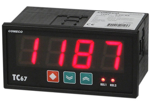 Temperaturanzeiger - 32 mm | TC67U-D4 - Comeco Control & Measurement - digital / Einbau