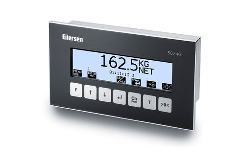 Waagenterminal mit LCD-Anzeige - OIML | 5024G - Eilersen Electric Digital Systems A/S - einbaufähig / IP44