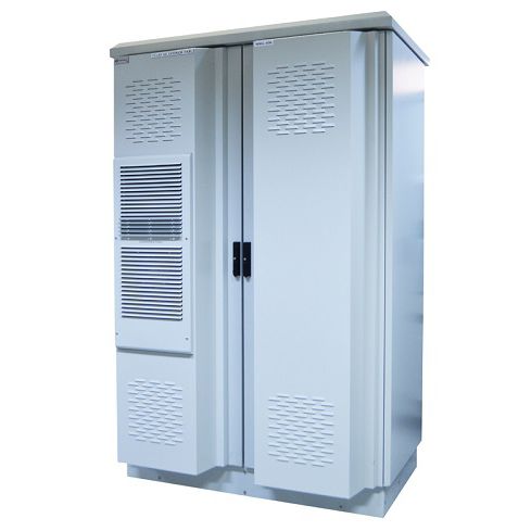 Bodenstehender Netzschrank - Electro Alfa International - belüftet / modular / für Außenbereich
