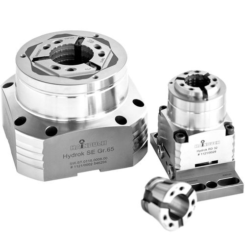 Festinstalliertes Hydrodehnspannfutter - HYDROK - HAINBUCH GMBH SPANNENDE TECHNIK - Spannzangen / für Bearbeitung / modular