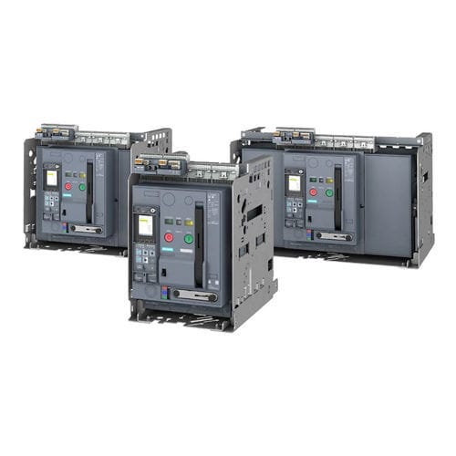 Luft-Schutzschalter - 3WA series - Siemens Low-voltage – Power distribution - mit Erdung / Niederspannung / Überlast