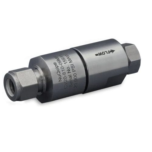 Kolbenrückschlagventil - CV series - Airmo Incorporation - für Wasser / NPT / Reinigung